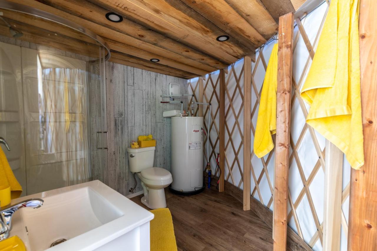 Yourtes Glamping du Poisson Blanc Notre-Dame-du-Laus Extérieur photo