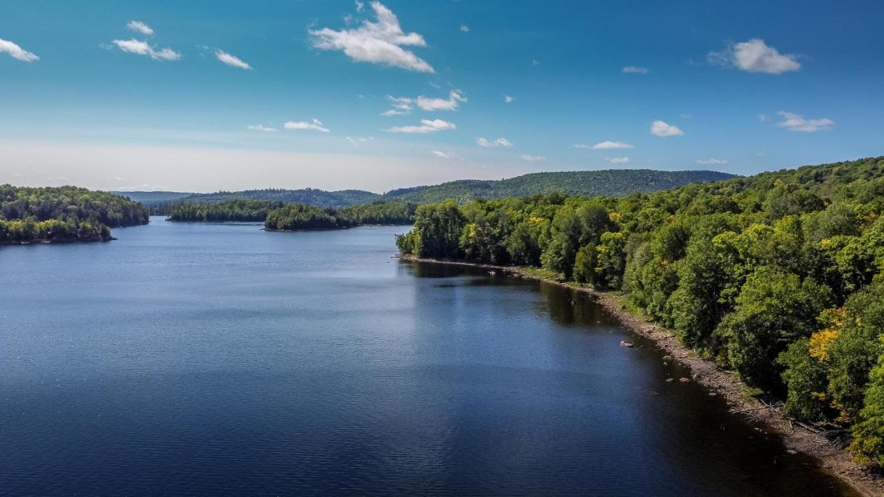 Yourtes Glamping du Poisson Blanc Notre-Dame-du-Laus Extérieur photo